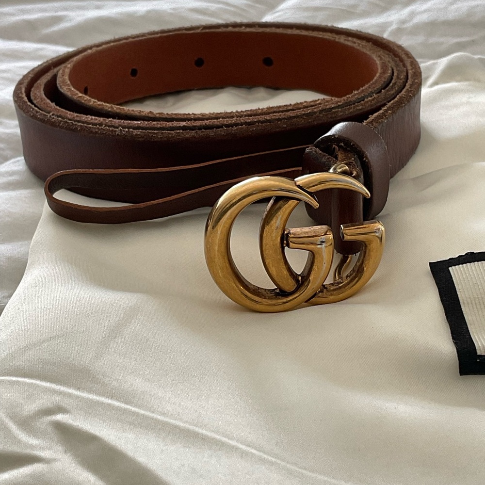 Gucci double G belt
